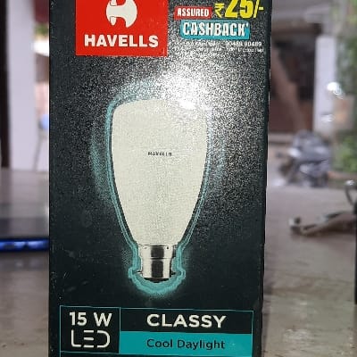 Havells 15 watt LED bulb