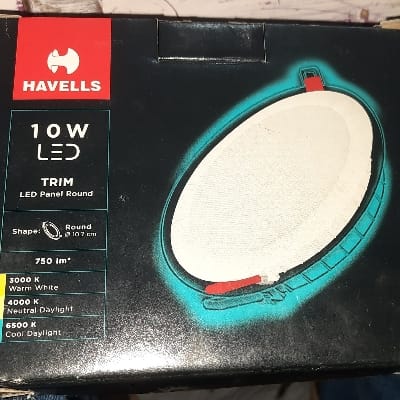 Havells 10 watt concealed light round