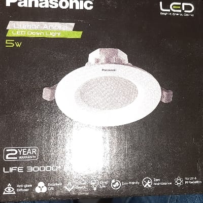 Panasonic 5 watt LED concealed light round