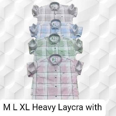 Check lycra shirt size m,L,XL