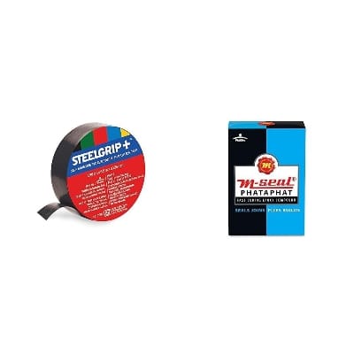 Tape and m seal