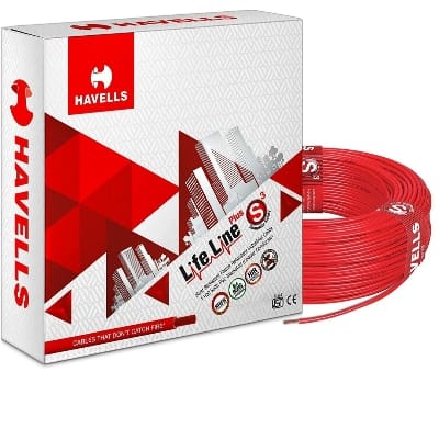 Havells Lifeline Wire, 1.0 Sq Mm, 180 Meter * / Roll