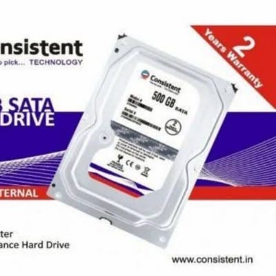 Consistent 500 GB Hard Disk