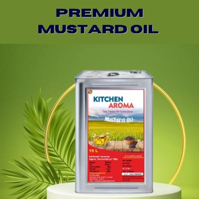 Kitchen Aroma Mustard Oil-Tin