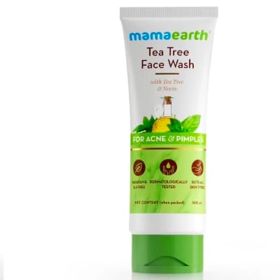 Tea Tree Facewash for acne and pimples, 100ml