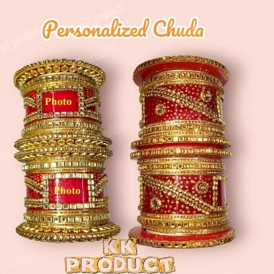 Personalized Bangoli Chuda photo name print