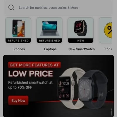 Buy / Sell , New / Old, Mobile/Laptop/Smartwatch