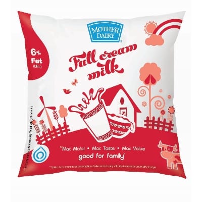 MOTHER DAIRY MILK FULL CREAM 500g