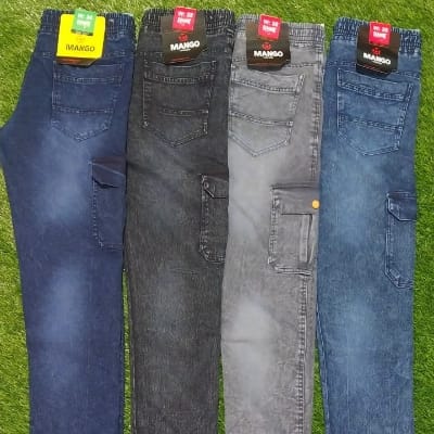 Denim Jeans Joggers 6 pocket