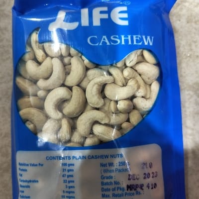 LIFE CASHEW 250G