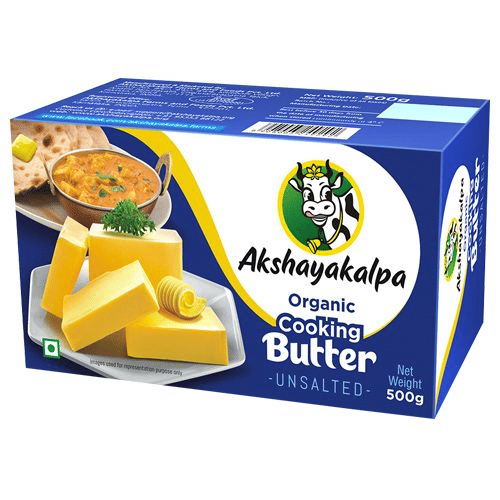 Akshayakalpa Cooking Butter - Unsalted Organic 500 g