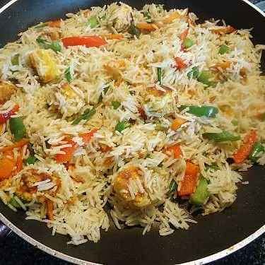 Paneer Fried Rice (Plate)