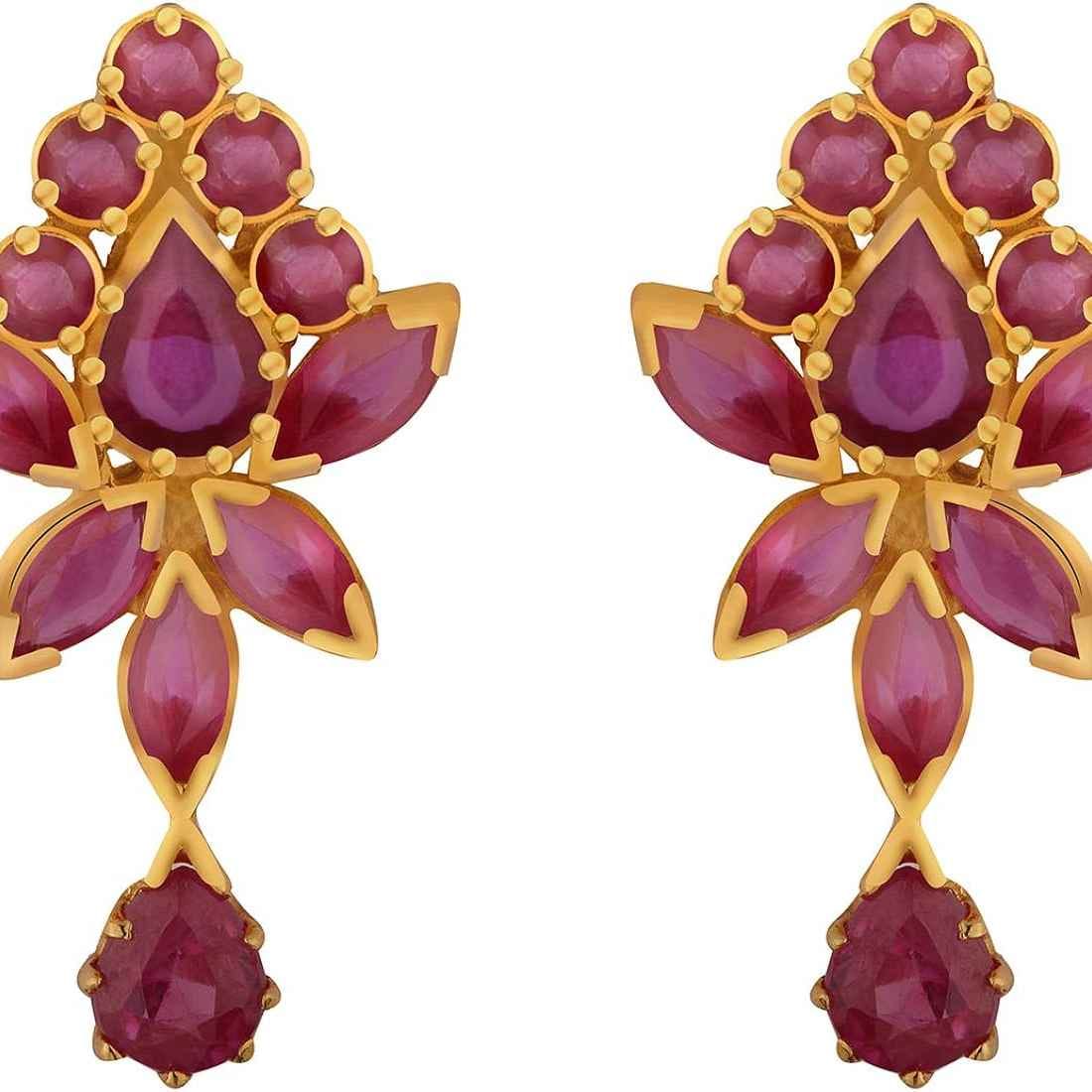 Ruby Stud Earrings