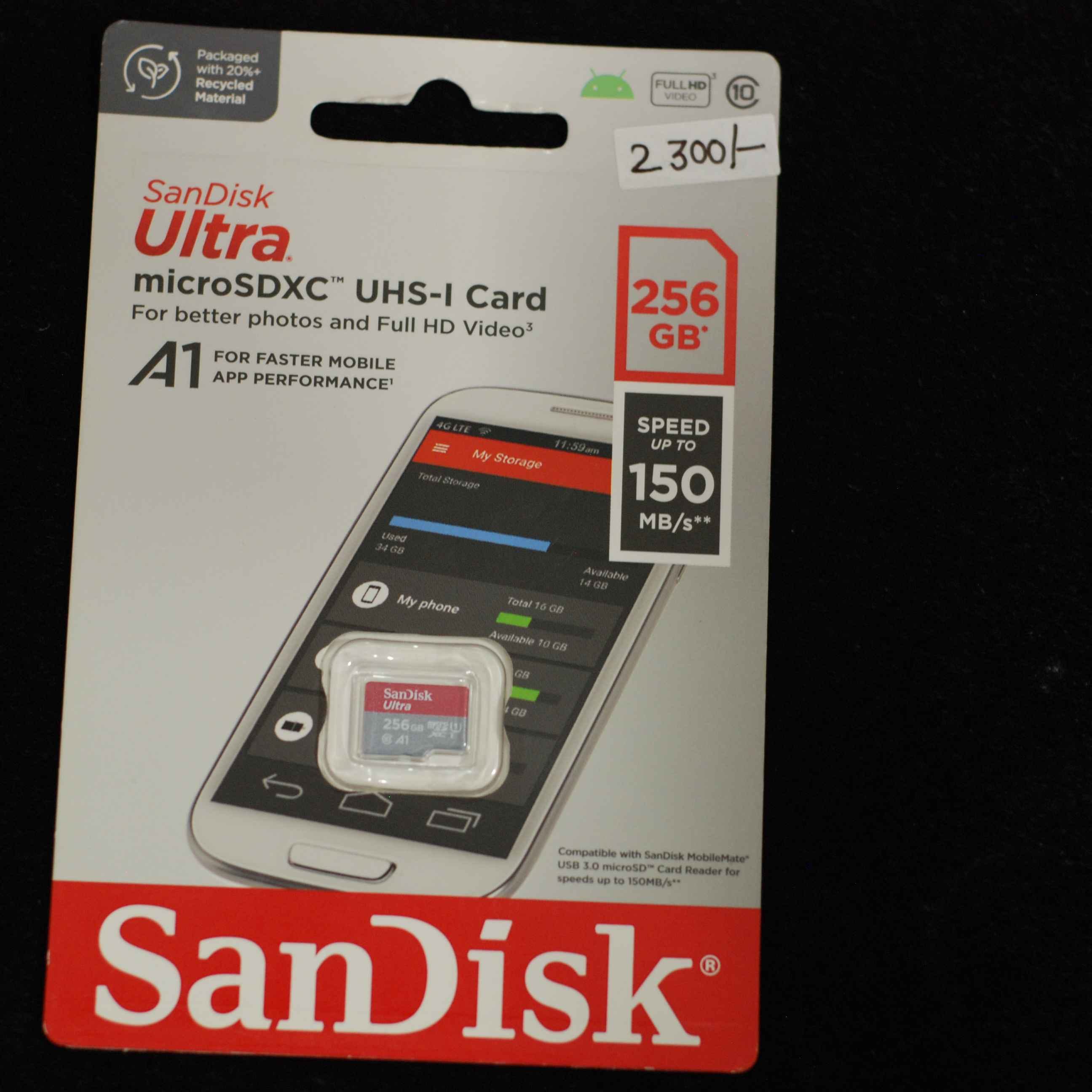 SANDISK 256GB MICRO SD 150MB/S 