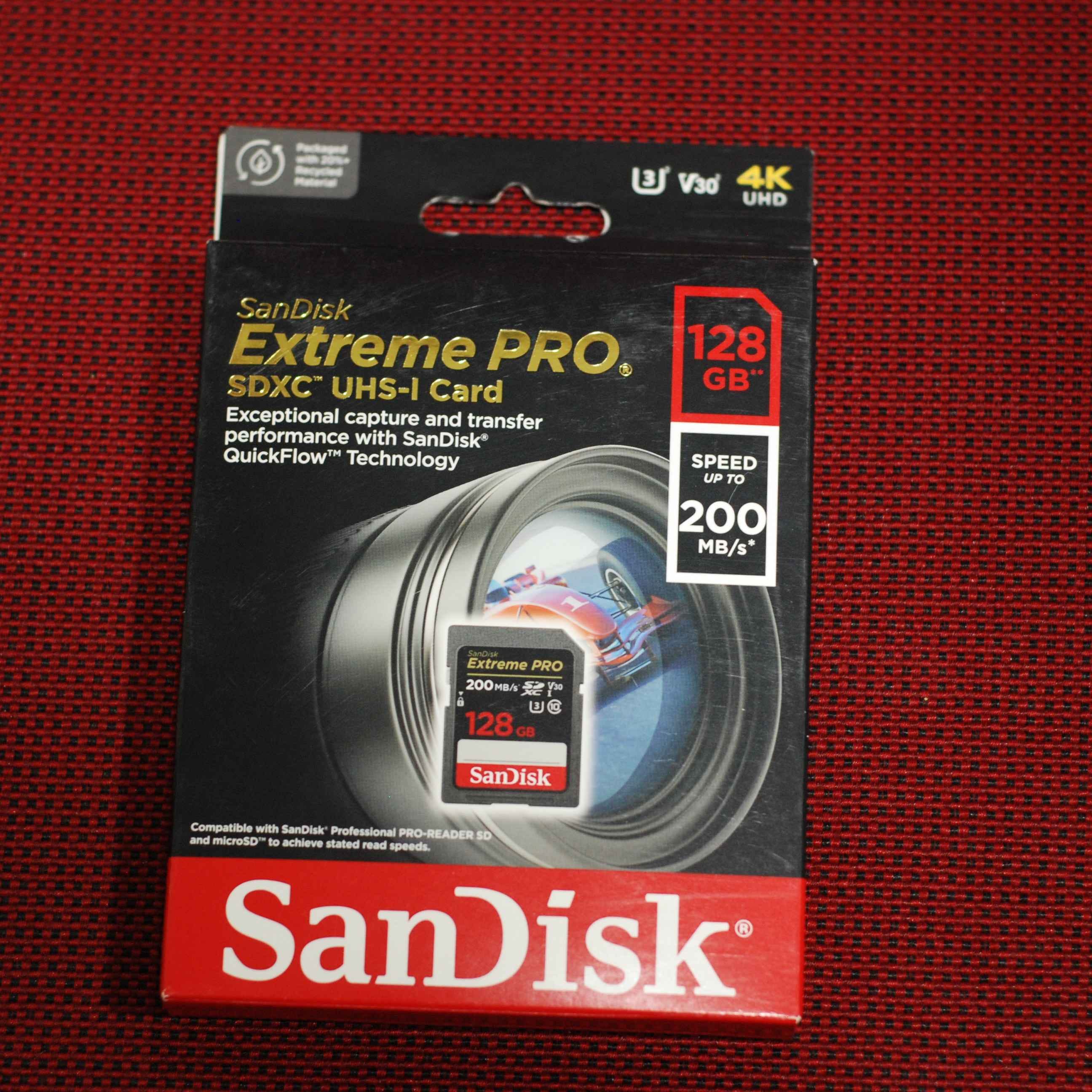 SANDISK 128GB 90MB/190MB EXTREM