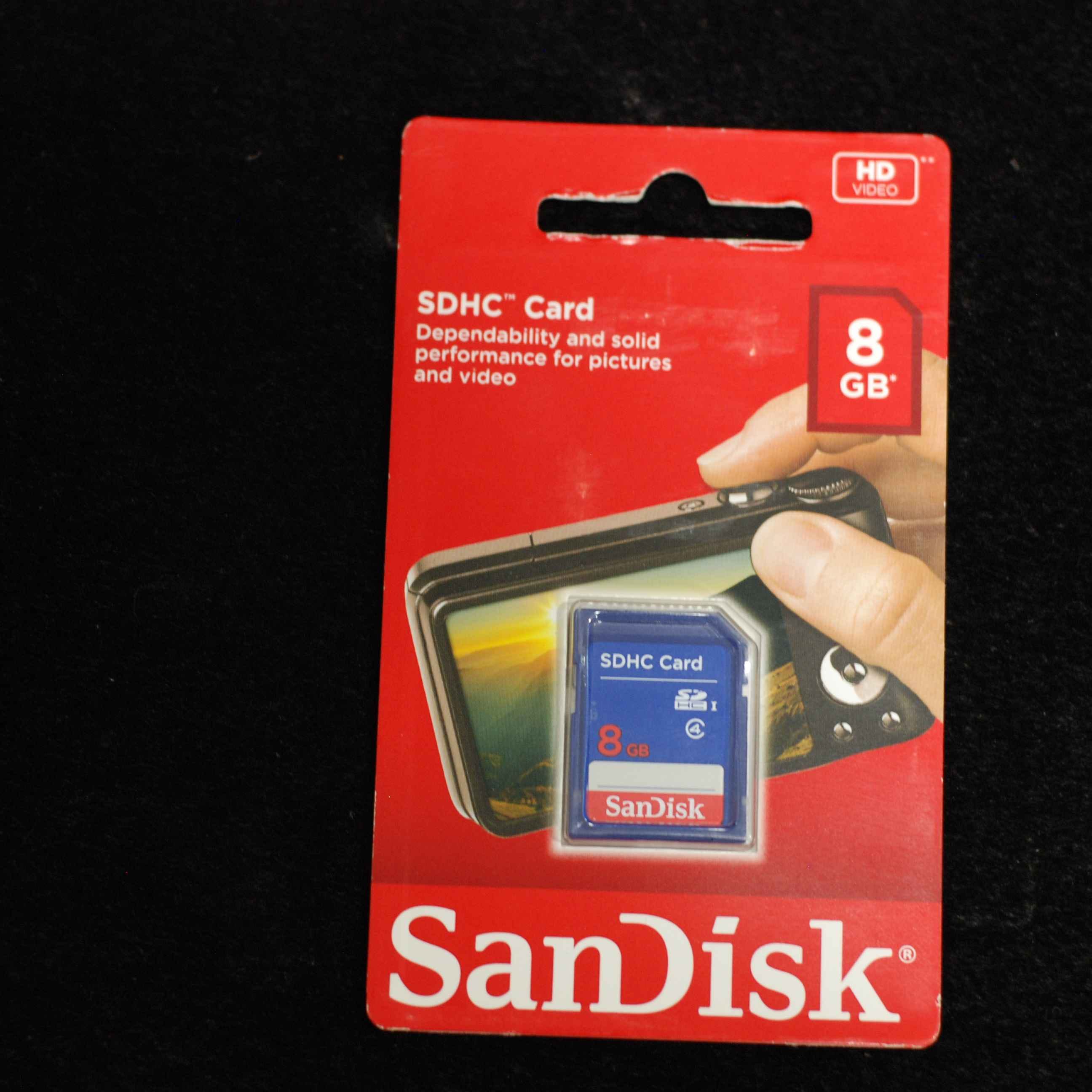 SANDISK 8GB SD CARD 