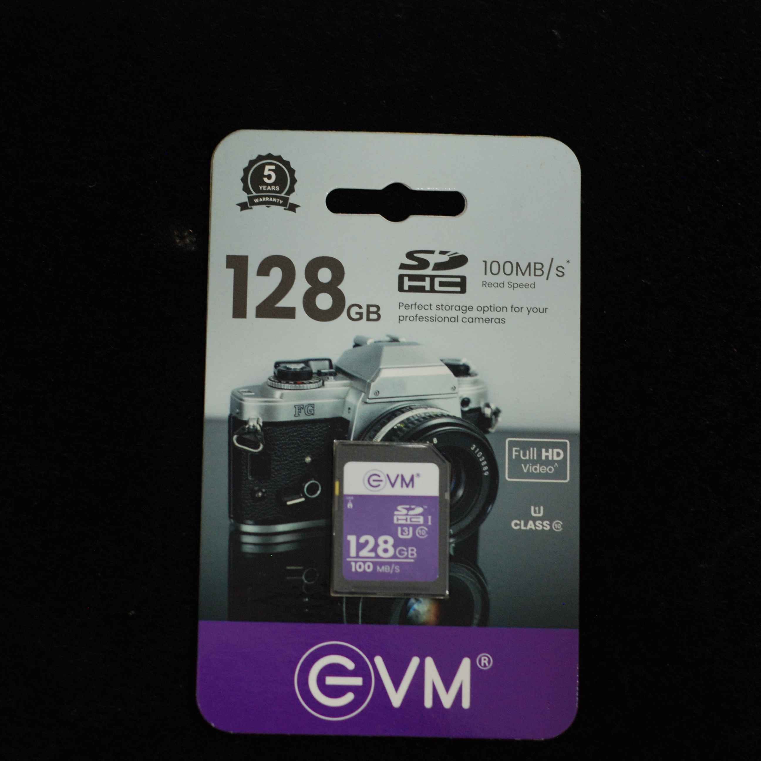 EVM SDHC 128GB SD CARD 100MB/s 