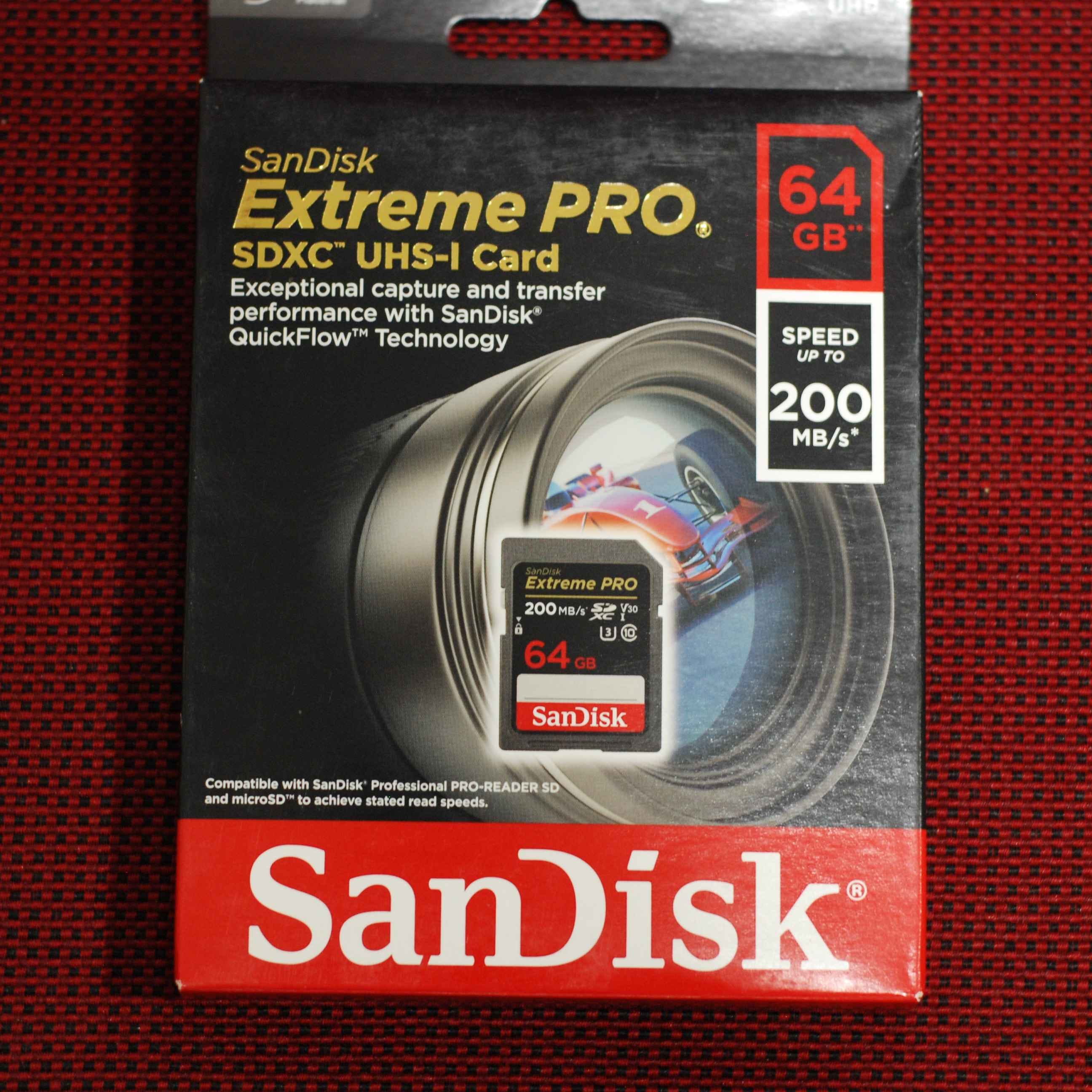 SANDISK 64GB 200MB90M/S EXPRO