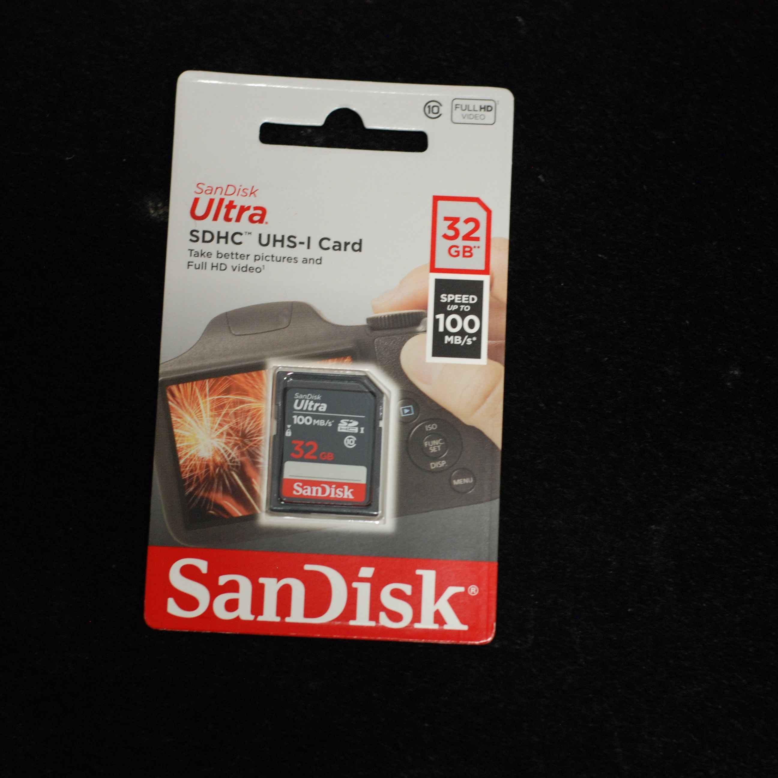 SANDISK SD CARD 32GB 100mbps  MEMORY CARD