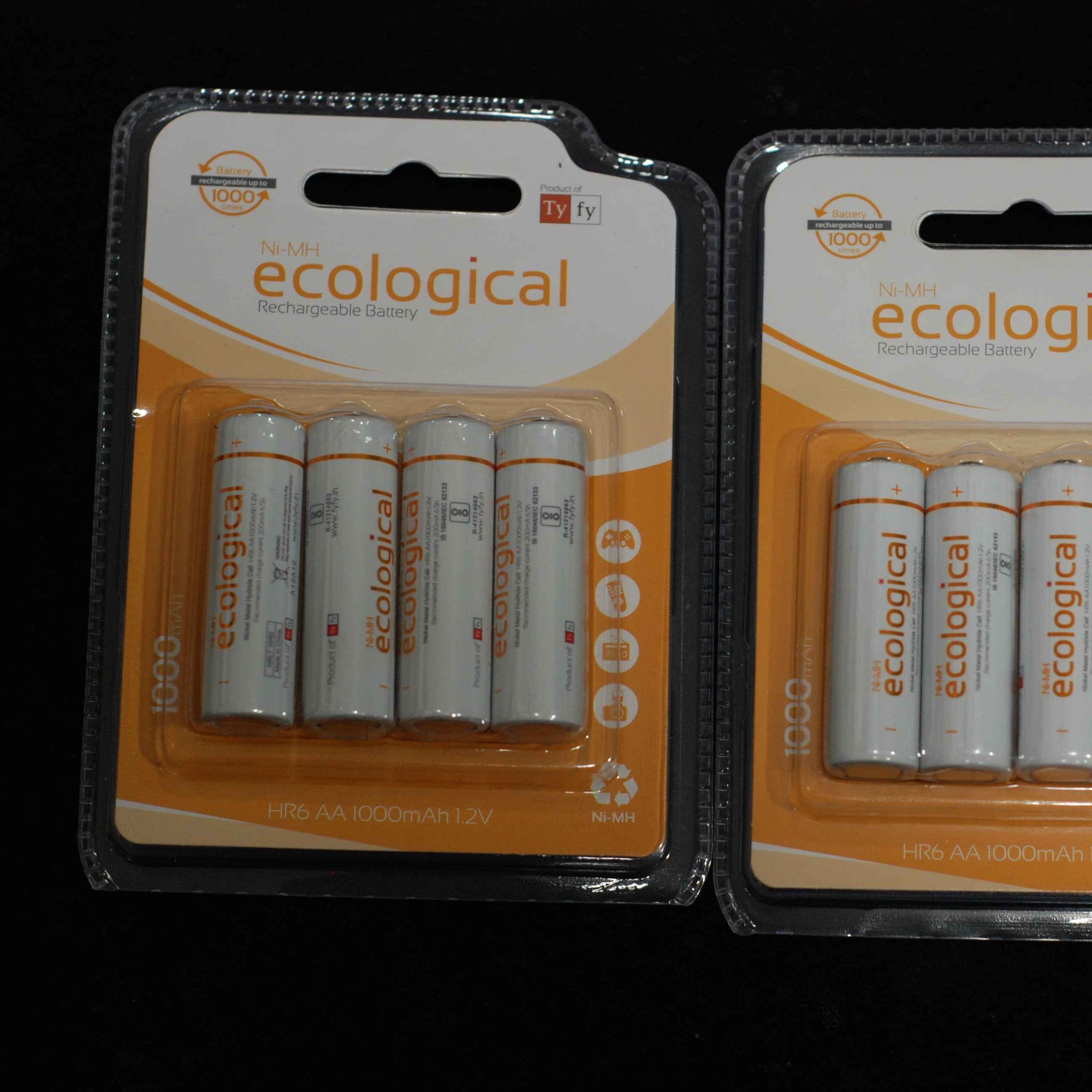 TY FY RECHARGEABLE BATTERY 1000AA