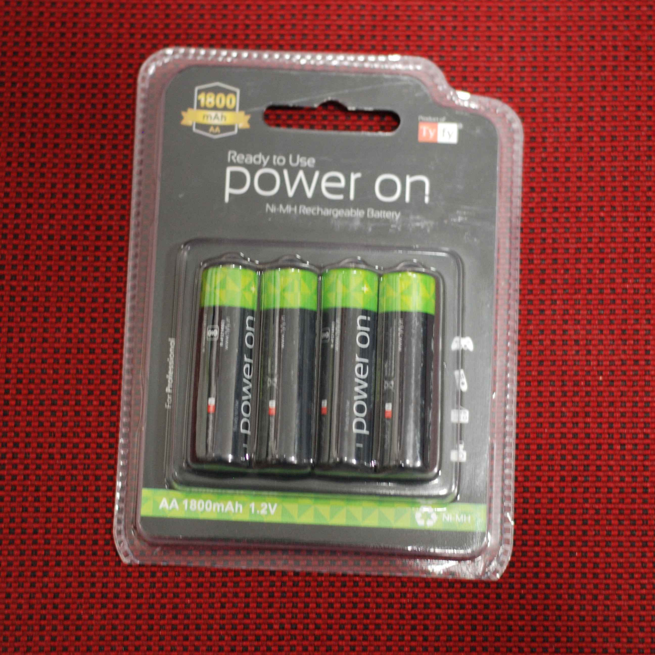 TY FY RECHARGEABLE BATTERY 1800AA