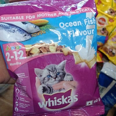 Whiskas jr (Ocean) 50gm