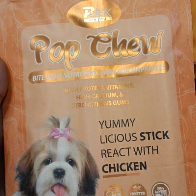 Petex pop chew chicken 100mg