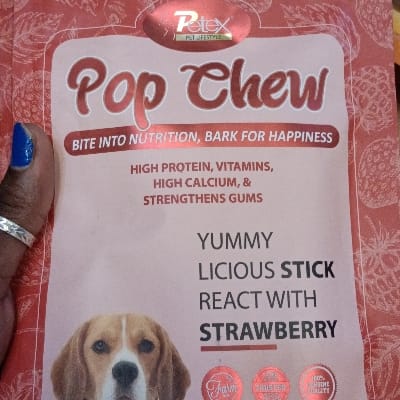 Petex chew strawberry flavour 100gm