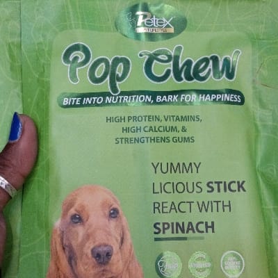 Petex pop chew spinach 100mg