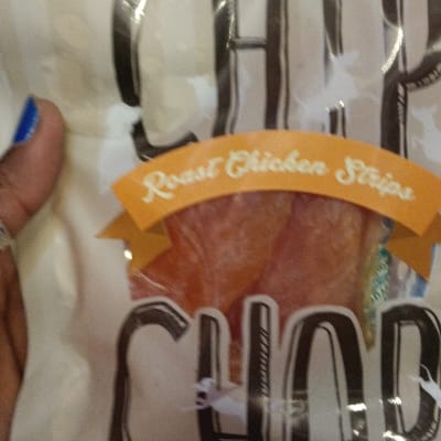 Chip chop roast chicken strips 70gm