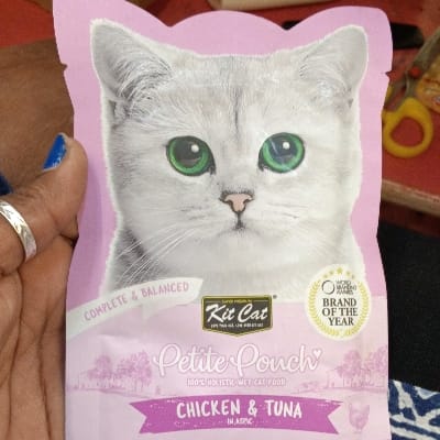 Kit cat petite pouch (chicken &tuna) gravy