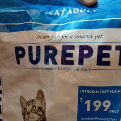 pure pet 1kg cat food ocean