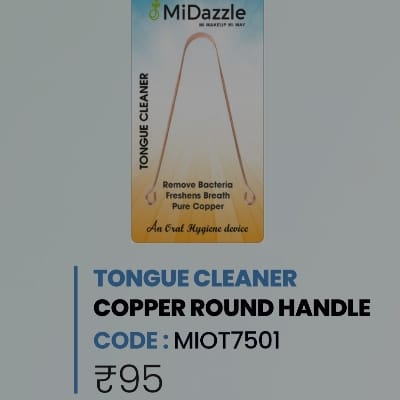 Mi Dazzle TONGUE CLEANER - Copper