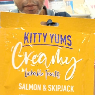 KITTY YUMS CREAMY TREATS SALMON AND SKIPJACK