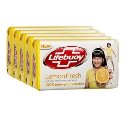 Lifeboy lemon fresh soap set (4ps).