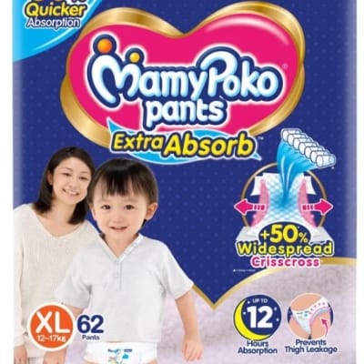 Mamypoko pants extra Absorb (XL)62PS. Bag