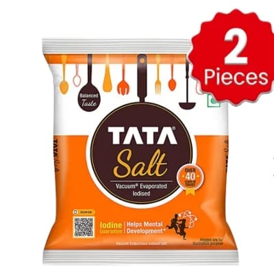 Tata salt 1kg.×2ps.
