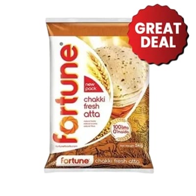 Fortune chakki fresh atta (5kg.)