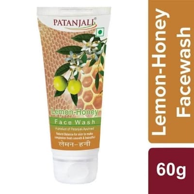 Patanjali lemon honey face wash 60Gm.