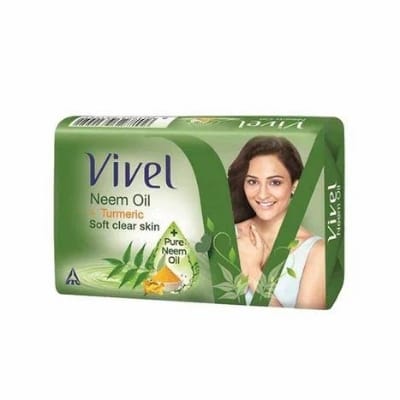 Vivel pure neem oil+aloevera soap (10.00×10ps)