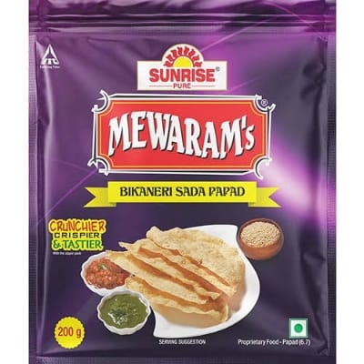 Sunrise papad 200GM.