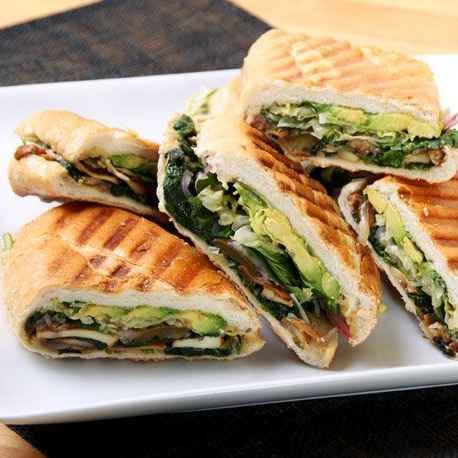 SPINACH MUSHROOM SANDWICHES