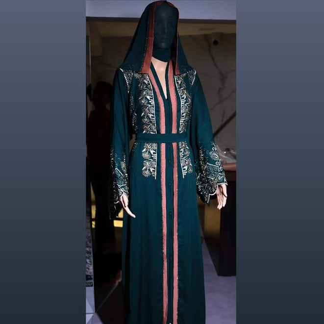 Dubai Green Burkha
