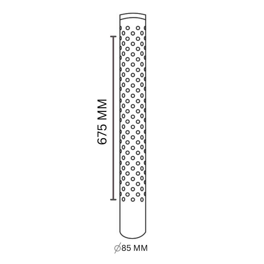 675MM ROUND LASER PIPES GREY COATING