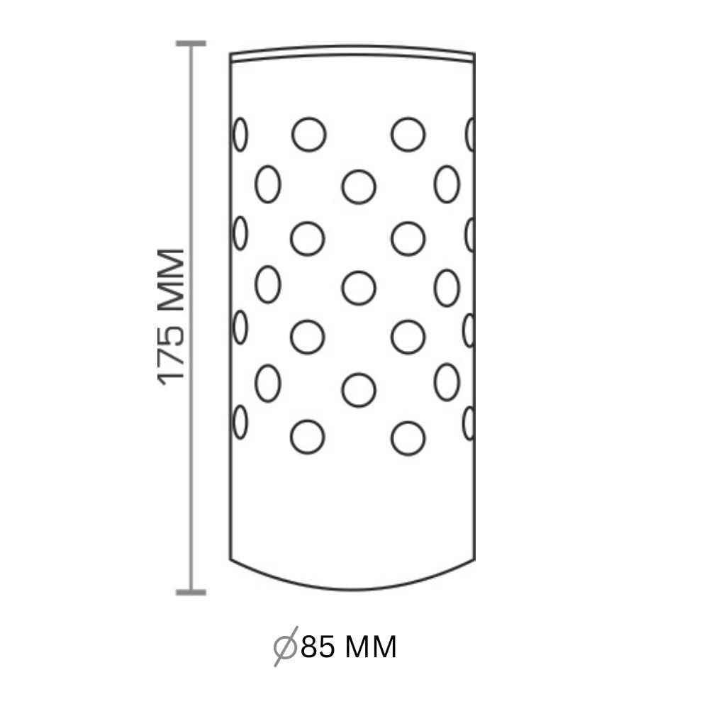 175MM ROUND LASER PIPES GREY COATING