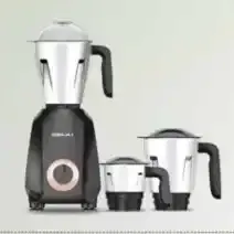 BAJAJ NINJA SERIES 750 W Mixer Grinder (QUARTZ | 3 Jars | Black)
