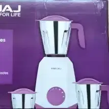 BAJAJ Ninja CARVE 750W Mixer Grinder|3 Jars | Light Blue)