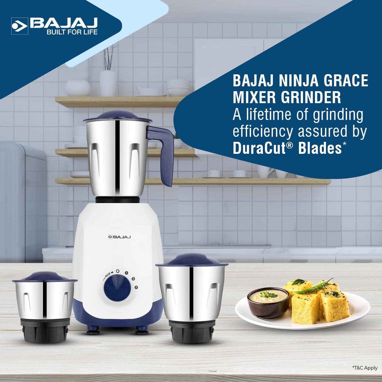 BAJAJ MIXER GRINDER 500W