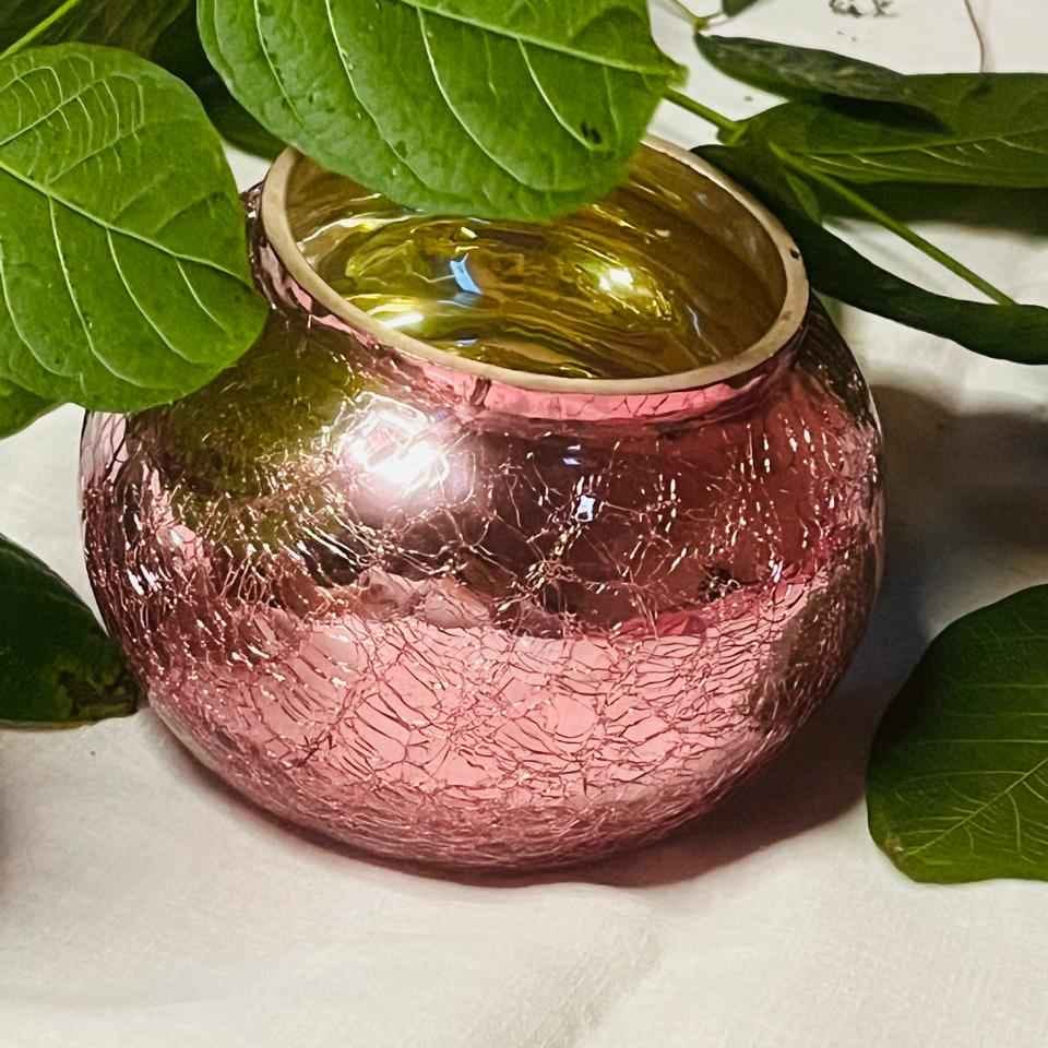 Pink Glass bowl 