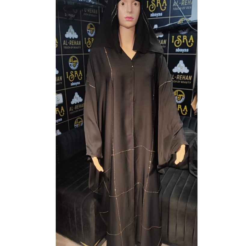 DUBAI ABAYA BLACK COLOUR